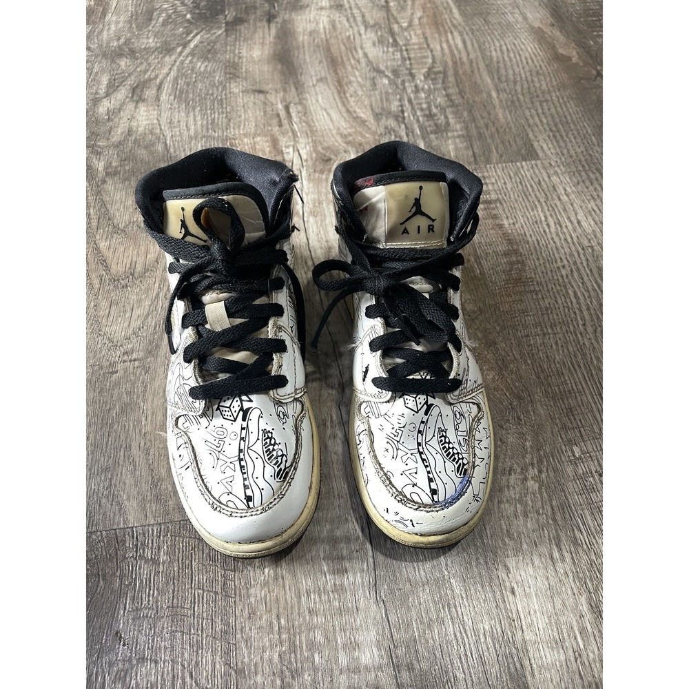 Nike Air Jordan 1 "DIY" Toddler Shoes Size US 5Y